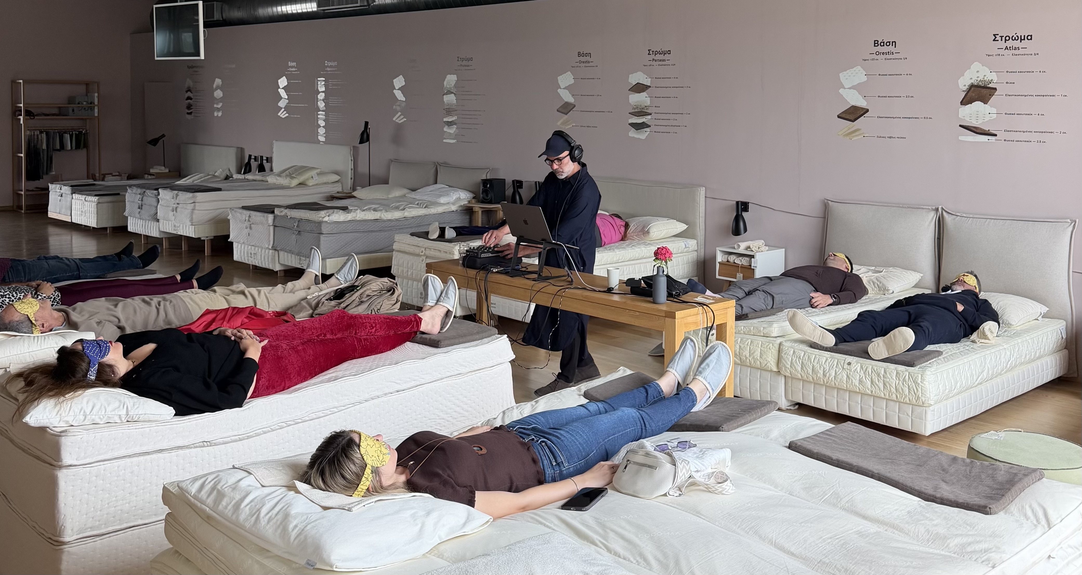 Guests resting during a Heavenly Session